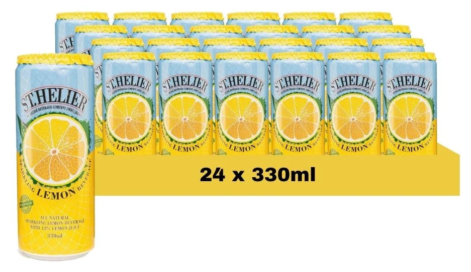 St. Helier Sparkling Lemon 330ML (Case of 24)