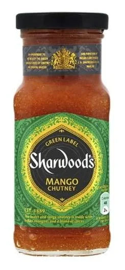 Sharwoods Green Label Mango Chutney Jar 227G - World Food Shop