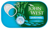 John West Sardines In Brine 120G (Pack of 12)