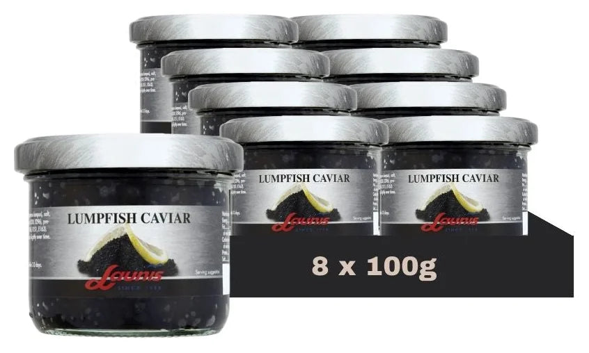 Lykkeberg Launis Black Lumpfish Caviar 100G (Case of 8)