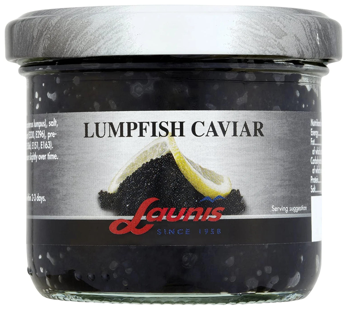 Lykkeberg Launis Black Lumpfish Caviar 100G (Case of 8)