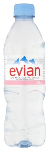 Evian Natural Mineral Water 500ML (Case of 24)