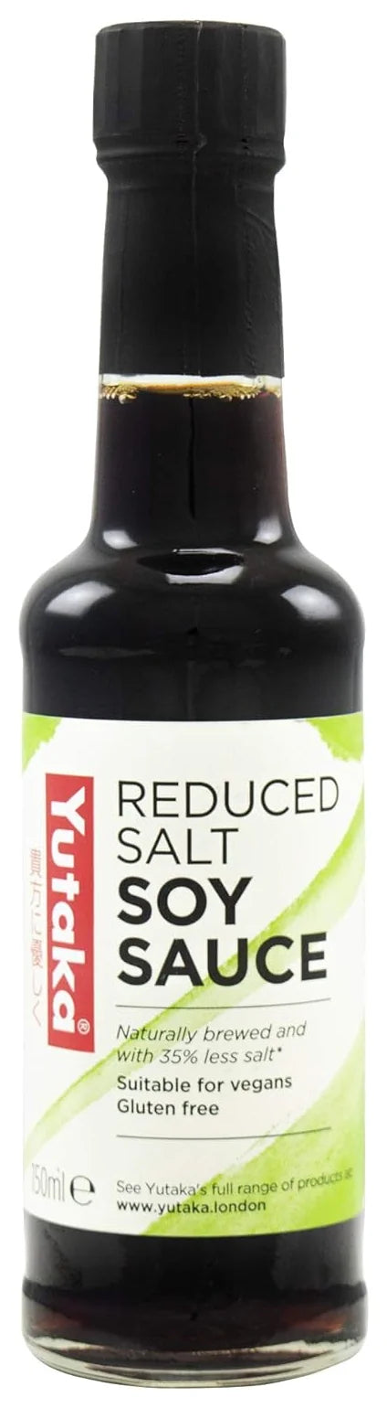 Yutaka Reduced Salt Gluten Free Soy Sauce 150ML