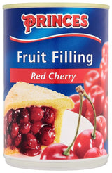 Princes Red Cherry Fruit Filling Tin 410G