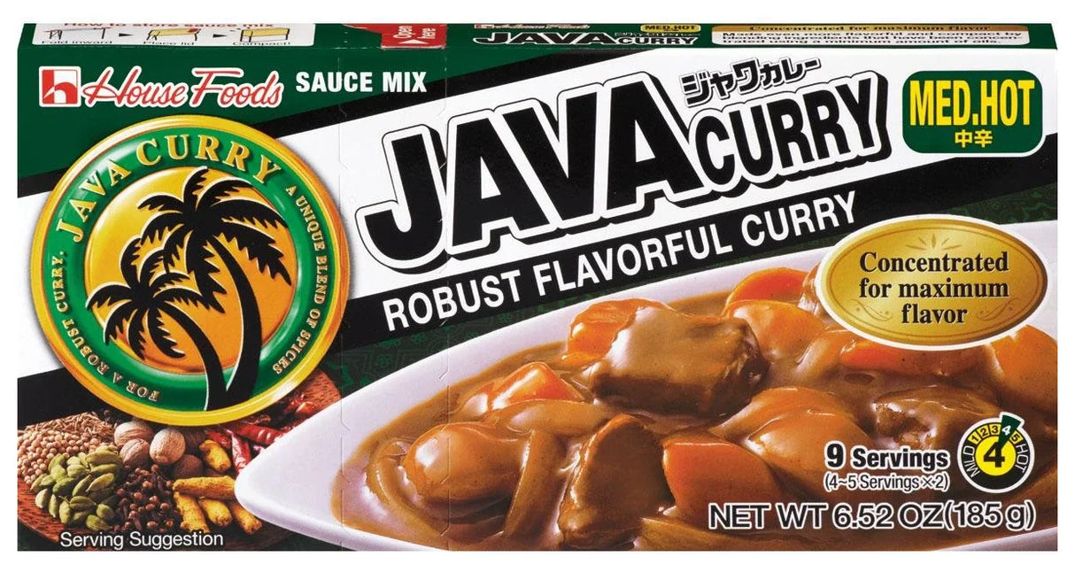House Java Curry Sauce Mix Medium Hot 185G