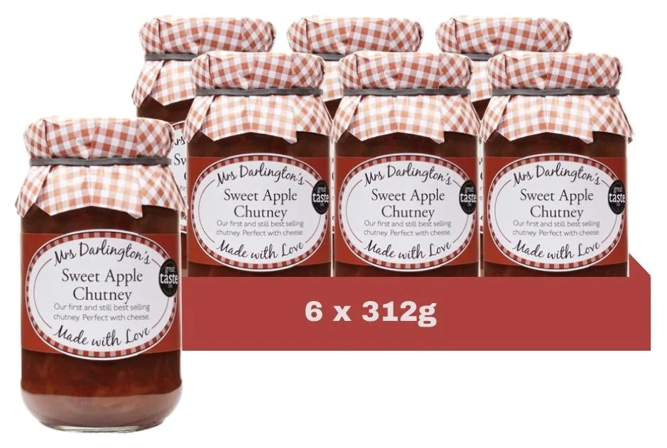 Mrs Darlington's Sweet Apple Chutney 312G (Case of 6)