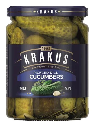 Krakus Dill Pickle Cucumbers 490G