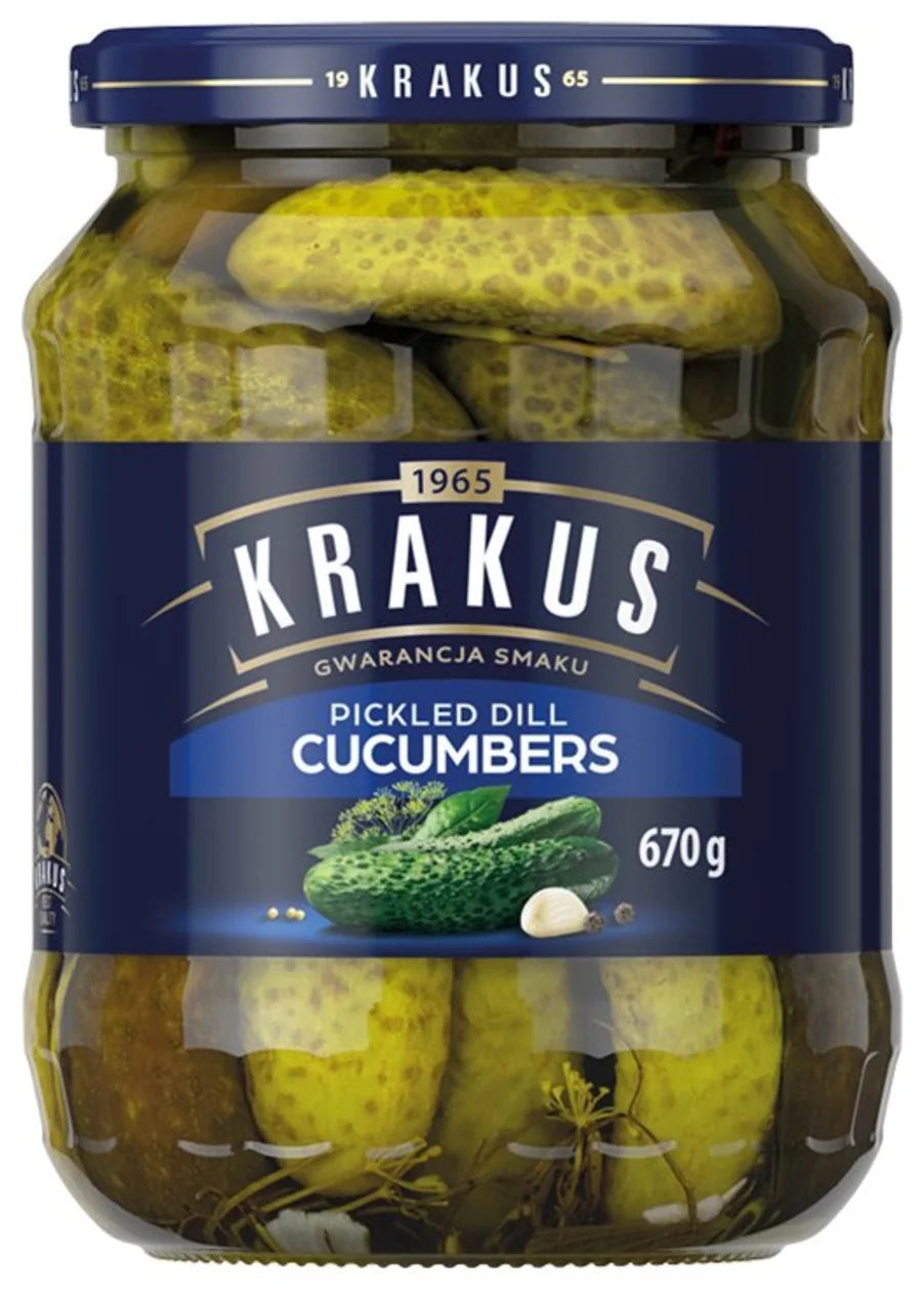 Krakus Dill Pickled Cucumbers 670G