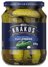 Krakus Dill Pickled Cucumbers 670G