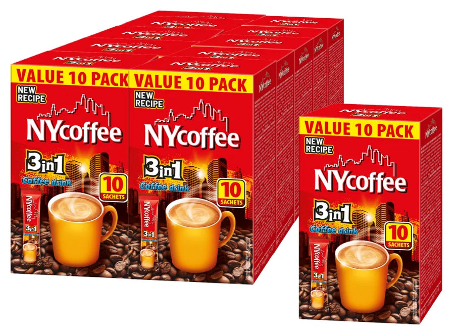 NY Coffee 3-In-1 10pk 140G (Case of 10)
