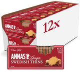 Anna's Ginger Thins 150G (Case of 12)