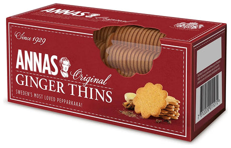 Anna's Ginger Thins 150G (Case of 12)