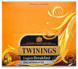 Twinings English Breakfast Decaf 100 String & Tag
