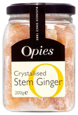 Opies Crystallised Stem Ginger 200G (Case of 6)