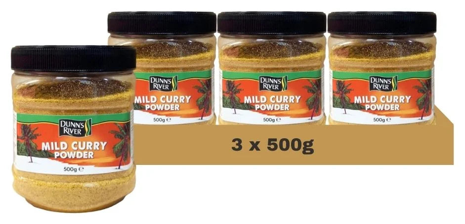 Dunns River Curry Powder Mild 500G (Case of 3)