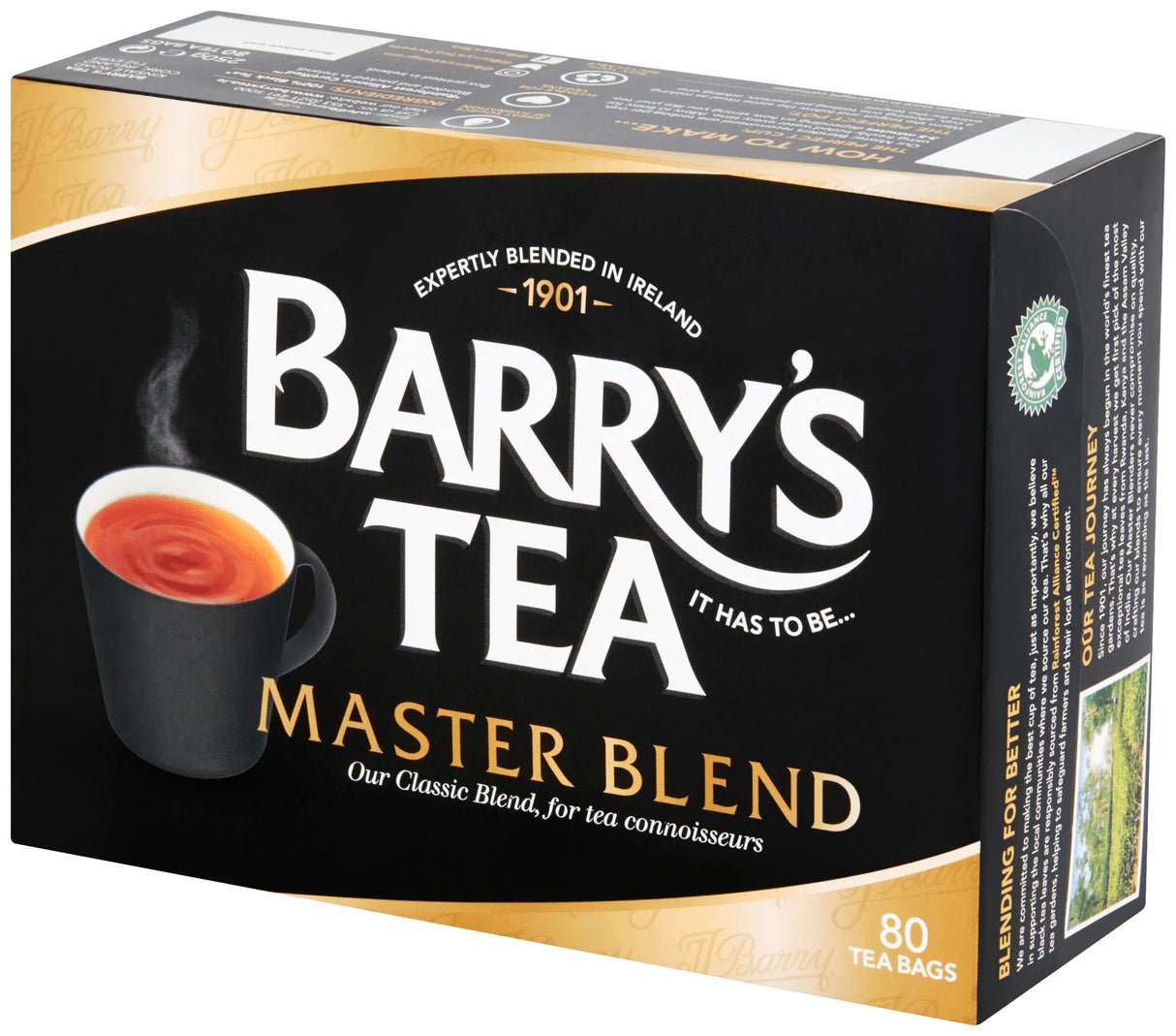 Barrys Master Blend Teabags 80S (250G) - World Food Shop