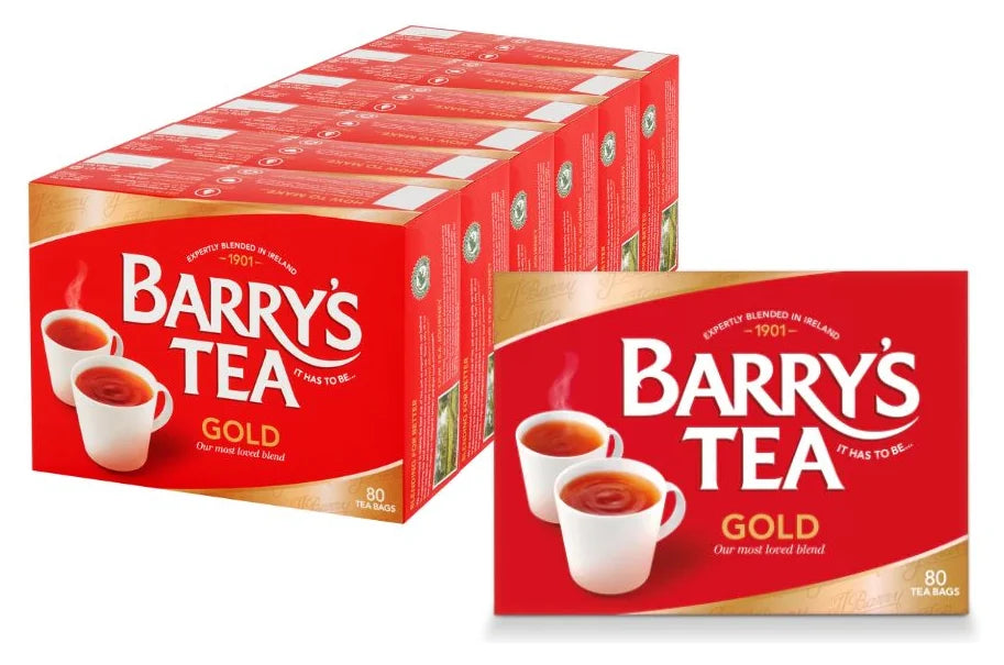 Barrys Gold Teabags 80S (250G) (Case of 6)
