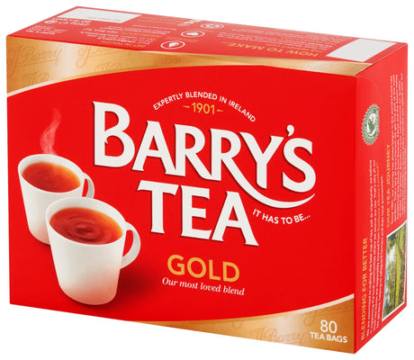 Barrys Gold Teabags 80S (250G) (Case of 6)