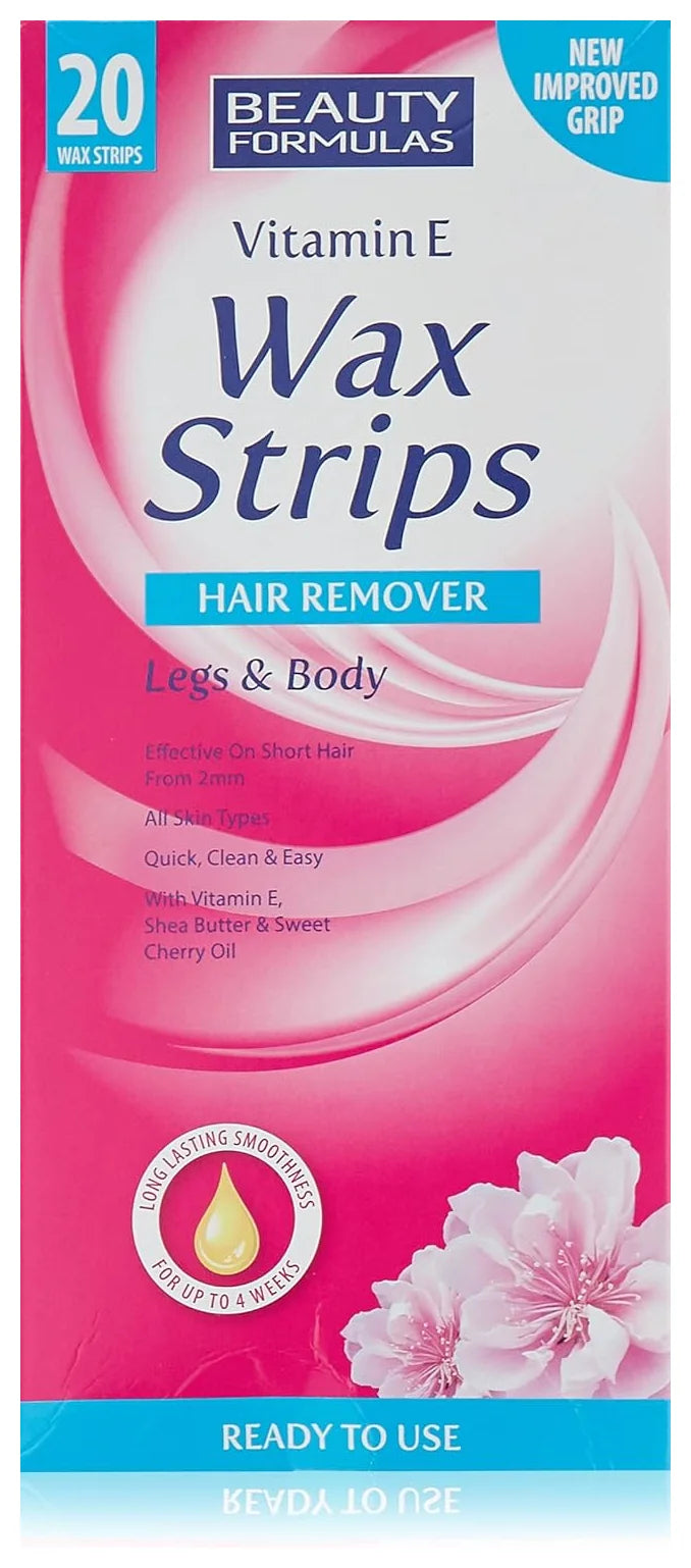 Beauty Formulas Cold Wax Strips 20s Legs And Body