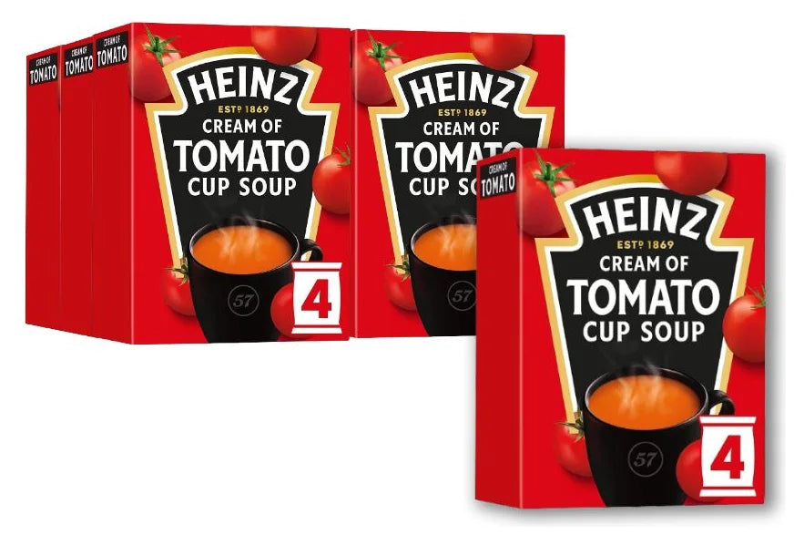 Heinz Cup Soup Cream Of Tomato 4X22G (Case of 6)