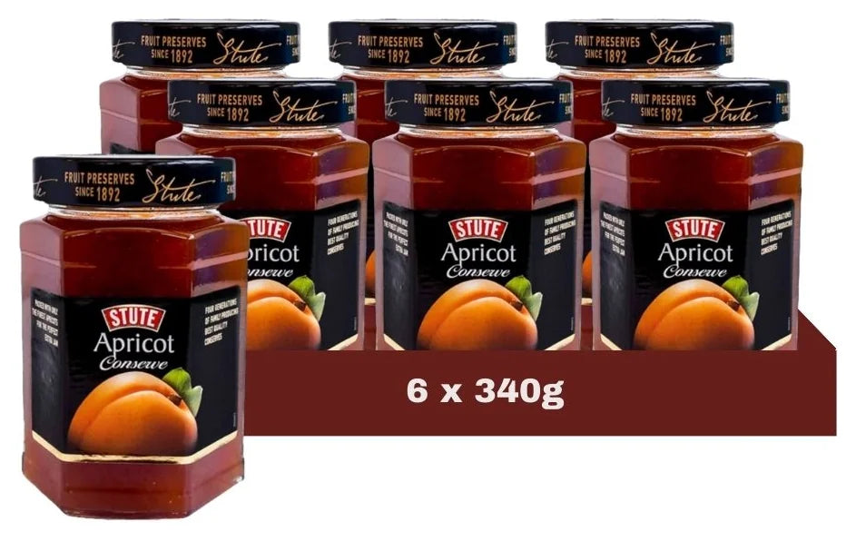 Stute Apricot Conserve 340G (Case of 6)