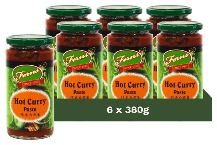 Ferns Hot Curry Paste 380G (Case of 6)