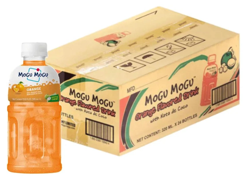 Mogu Mogu With Nata De Coco Orange Flavour 320Ml (Case of 24)