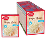 Betty Crocker Super Moist Cake Mix White 14.25 Oz (Case of 12)