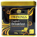 Twinings English Breakfast Loose Tin 100G (Case of 6)