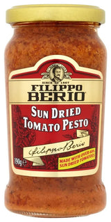 Filippo Berio Pesto Sundried Tomato 190G (Case of 6)