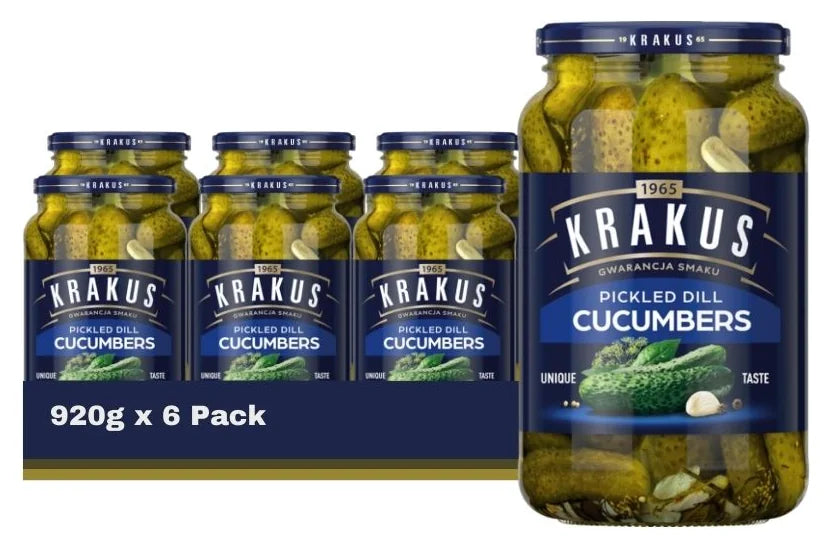 Krakus - Dill Pickled Cucumbers 920G (Case of 6)