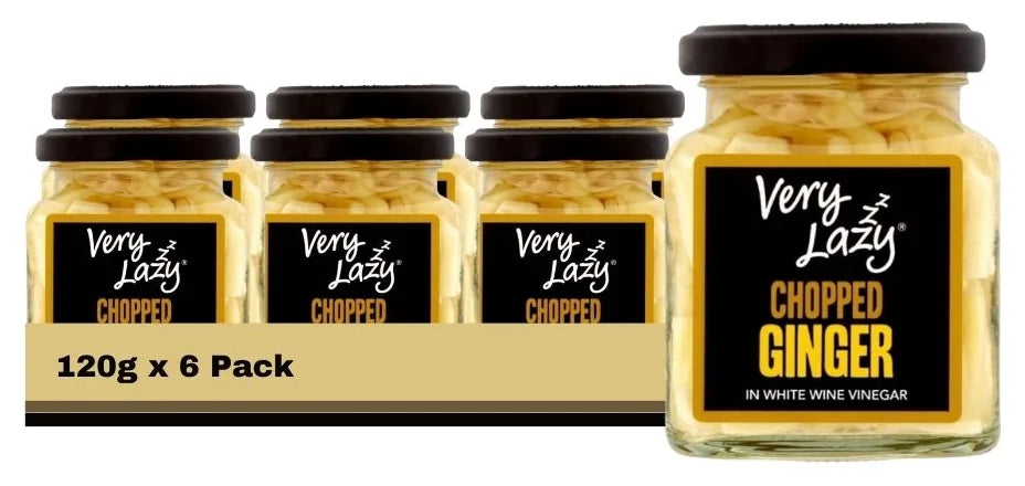 Very Lazy Chopped Ginger 190G (Case of 6)