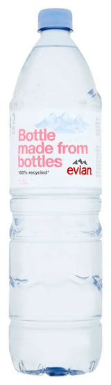 Evian Natural Mineral Water 1.5ltr (Case of 8)