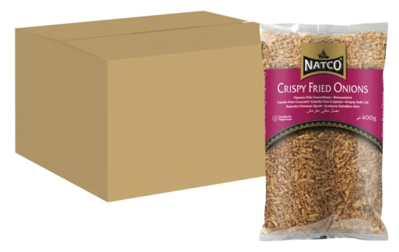 Natco Crispy Fried Onions 400G (Case of 12)