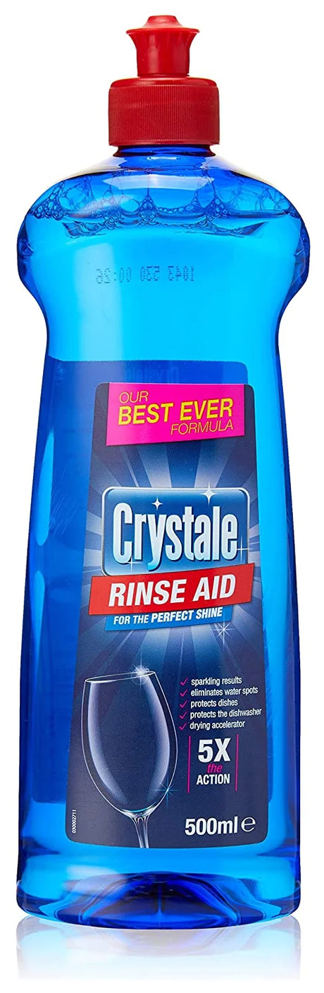 Crystale Dishwasher Rinse Aid 500ML (Case of 8)