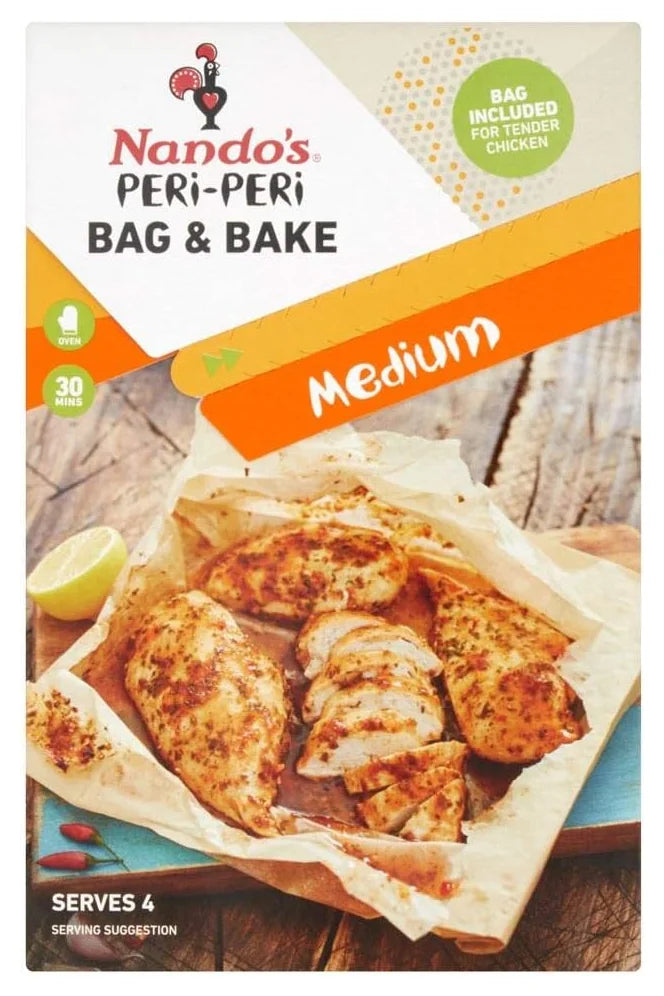 Nando's Medium Peri-Peri Bag & Bake 20G **Expiry May 2024**