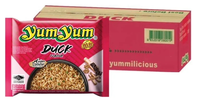YumYum Duck Flavour Noodles 60G (Case of 10)