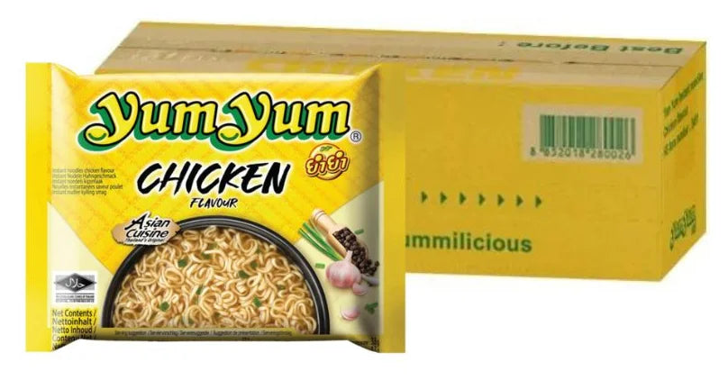 YumYum Chicken Flavour Noodles 60G (Case of 10)