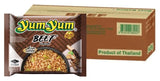YumYum Beef Flavour Noodles 60G (Case of 10)
