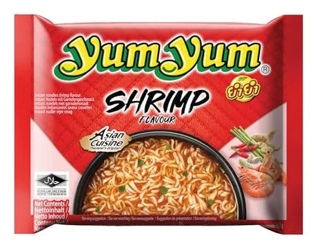 YumYum Shrimp Flavour Noodles 60G (Case of 10)