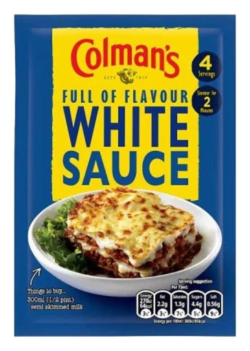 Colmans White Sauce Mix Sachet 25G (Case of 20)
