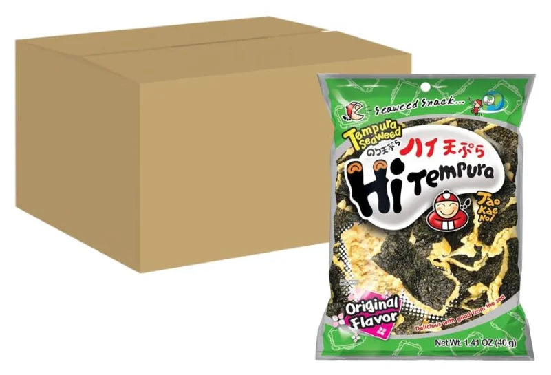 Tao Kae Noi Tempura Seaweed Original 40G (Case of 48)