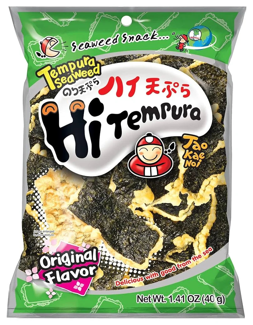 Tao Kae Noi Tempura Seaweed Original 40G (Case of 48)