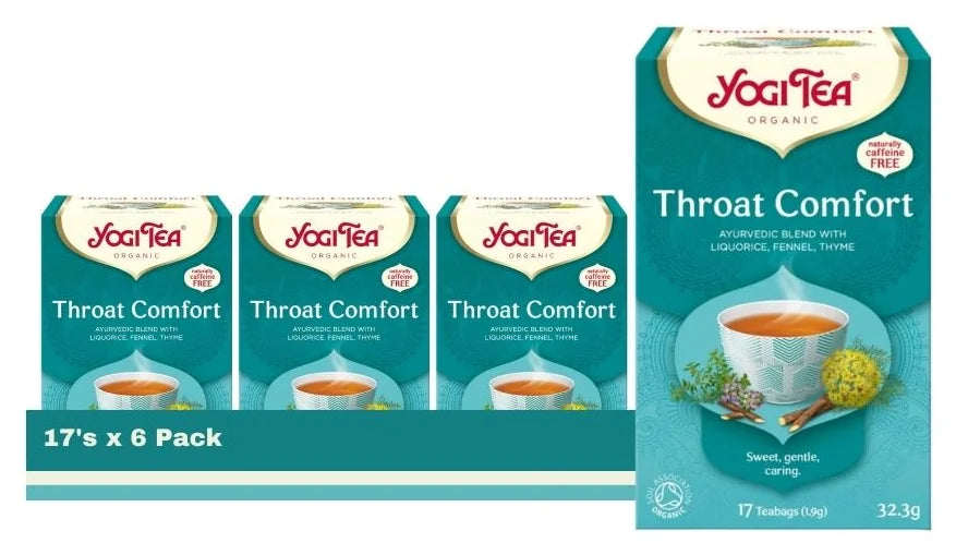 Yogi Tea Organic Throat Comfort 17s (Casemof 6)