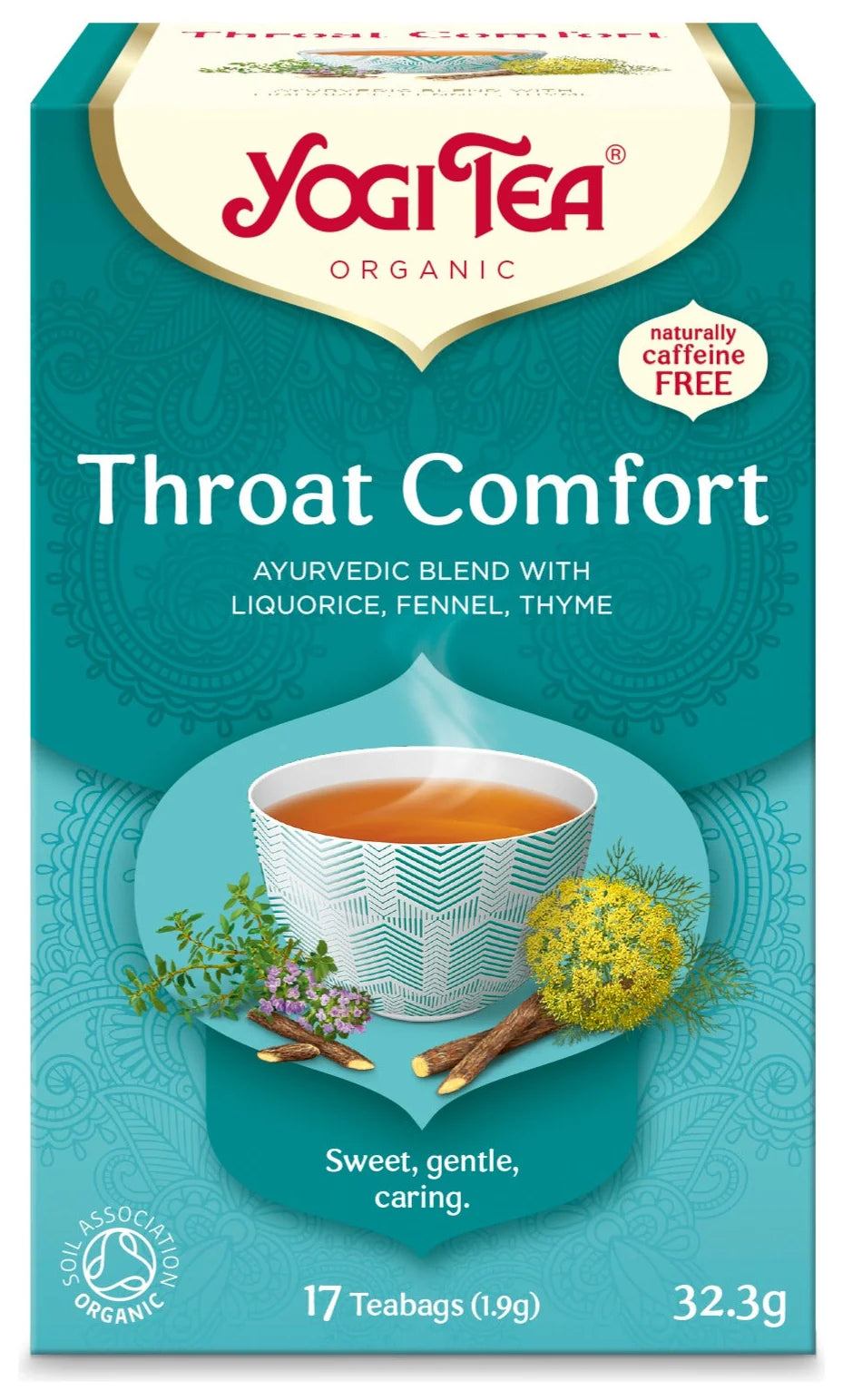 Yogi Tea Organic Throat Comfort 17s (Casemof 6)