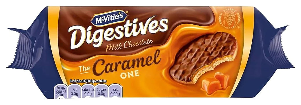 McVitie'S Digestives Milk Chocolate The Caramel One 250g