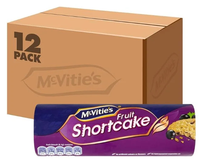 McVities Fruit Shortcake 200G (Case of 12)