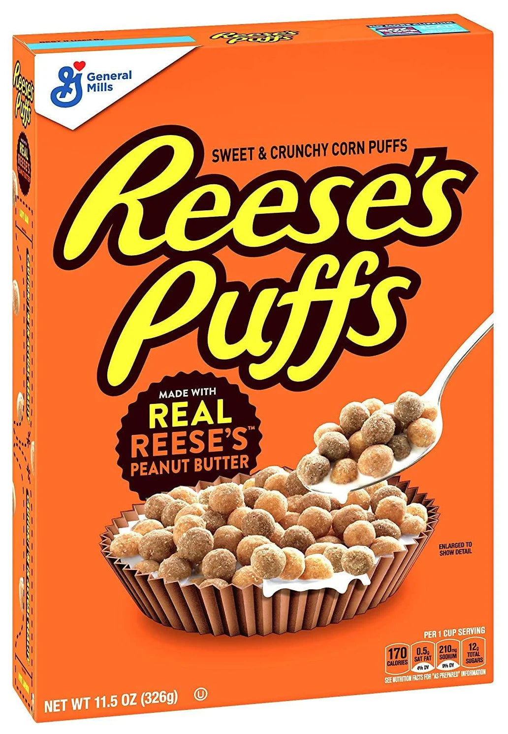 General Mills Reese'S Peanut Butter Puff 11.5Oz - World Food Shop