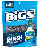 BIGS Sunflower Seeds Ranch Peg Bag 5.35oz (Case of 12)