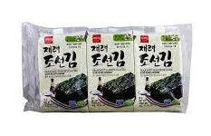 Wang Korean Seasoned Roasted Seaweed (Laver) 12G **Expiry Aug 2024**